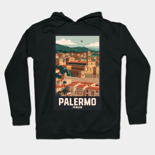 A Vintage Travel Art of Palermo - Italy Hoodie